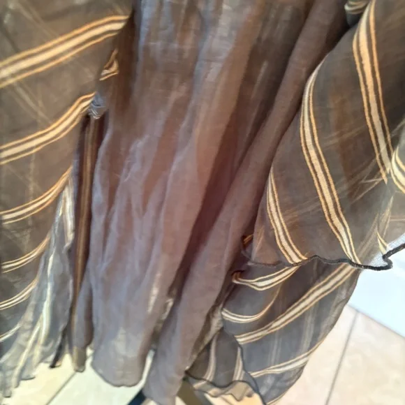 Free People Boho Gypsy  striped skirt small NWT - Picture 4 of 7